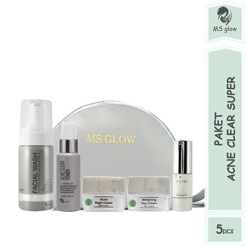 Ms Glow Super Clear Acne Package - 5 Pcs