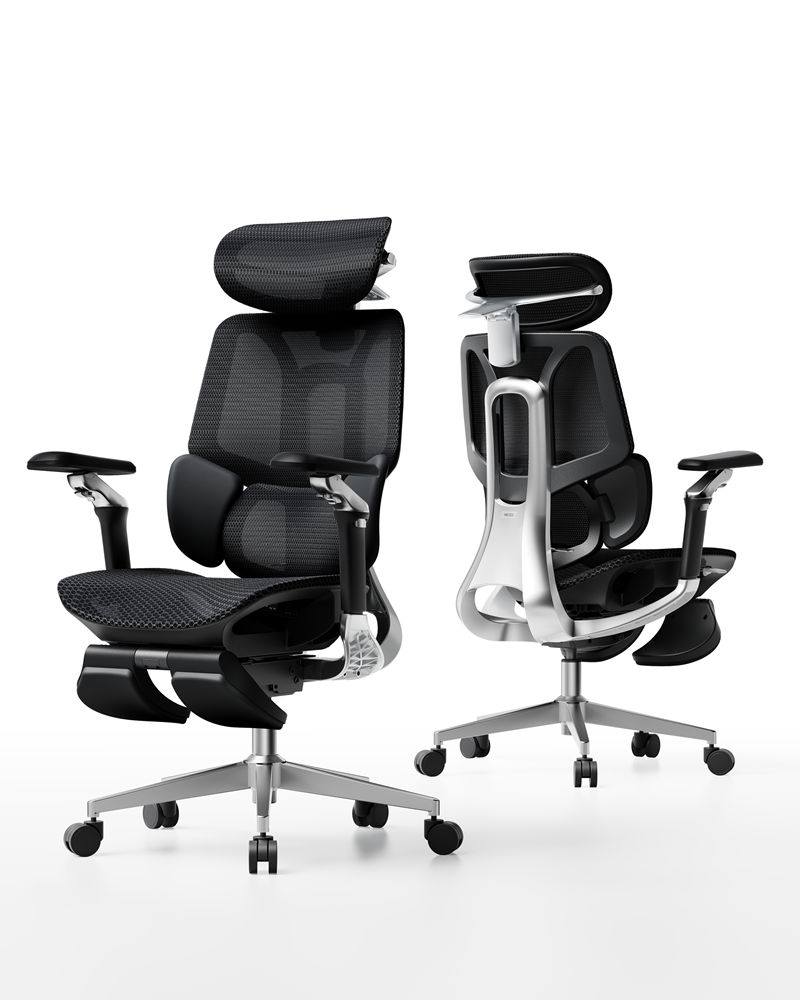(Ready Stock)HBADA E3 Pro 2026 Edition Ergonomic Chair Adjustable Headrest Armrest & Backrest Office Chair Mesh Gaming Chair