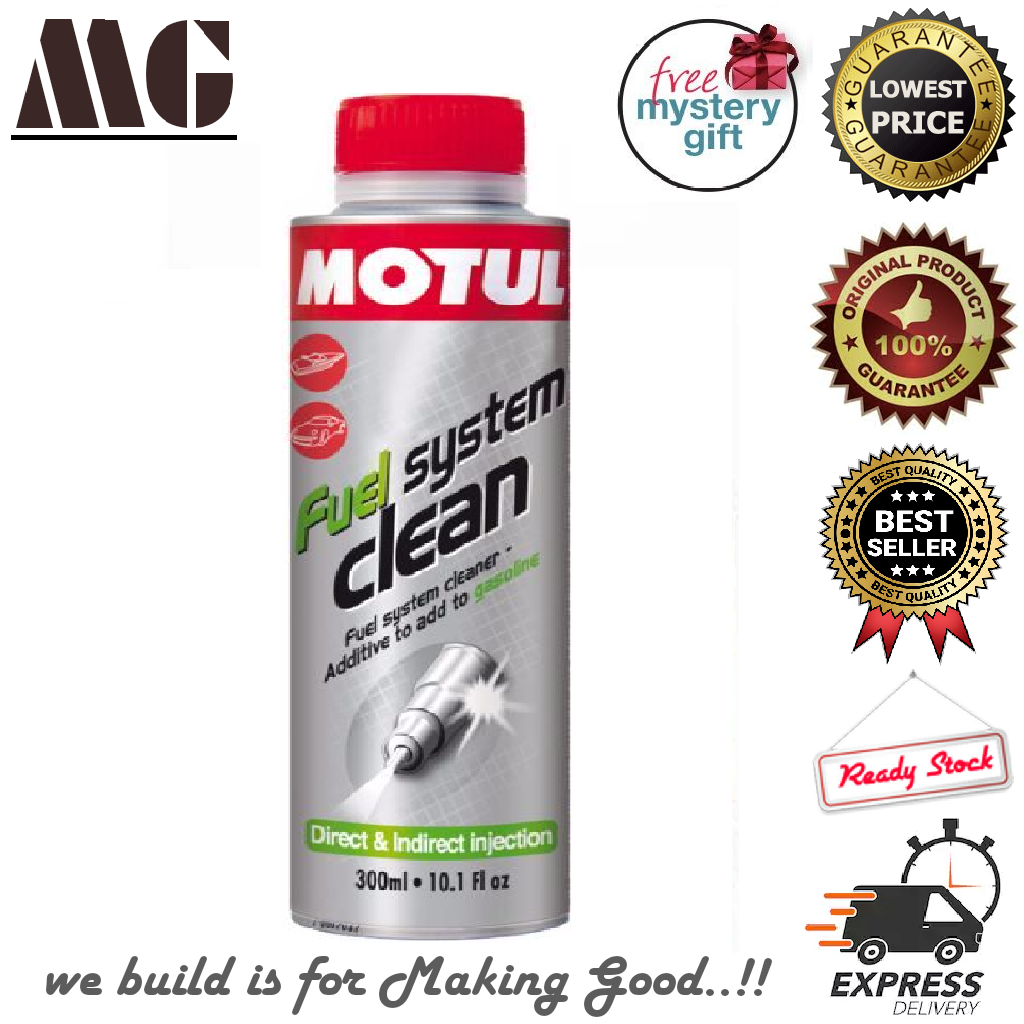 MOTUL FUEL SYSTEM CLEAN 300ML Fuel system cleaner Additive to add to