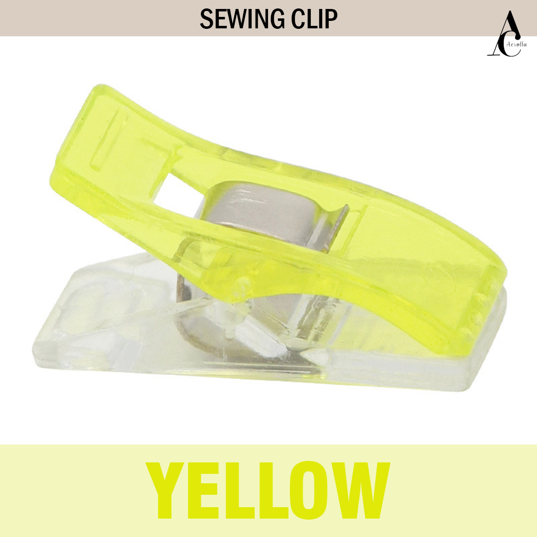 Klip Jahit Anti-Gelincir/1pc Colorful Sewing Clip Multipurpose Sewing for Fabric Crafting Clamps Quilting Clips Binding Clip Plastic Wonder Clip/彩色针线夹