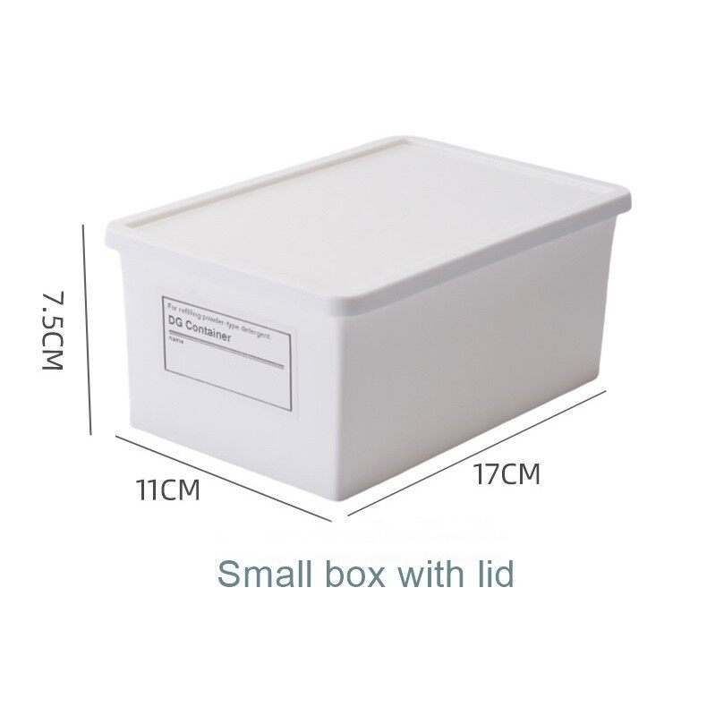 Nordic Multipurpose Organiser Storage Box with Lid Clamshell Storage Box
