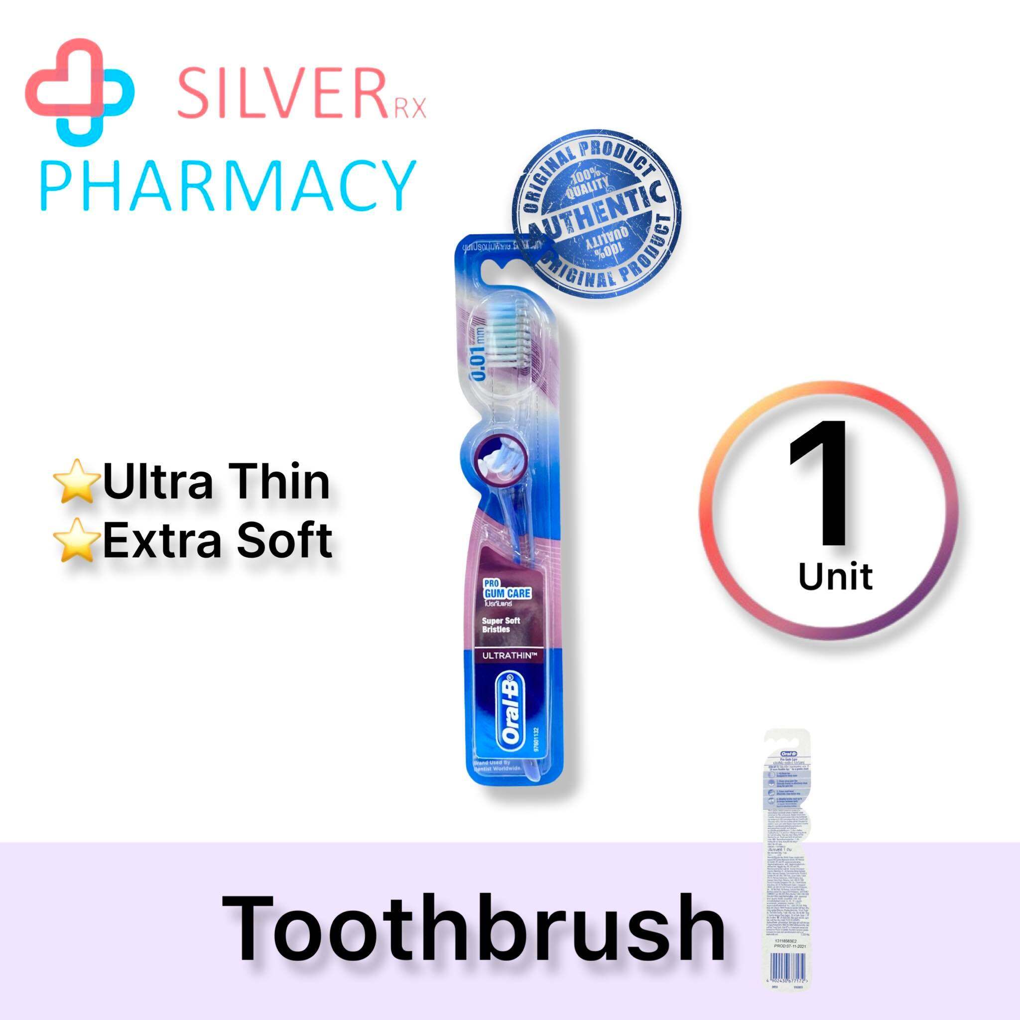 Oral-B Pro Gum Care Toothbrush Ultra Thin 0.01mm [ Single/ Twin Packs]- Random colour will be given allocated