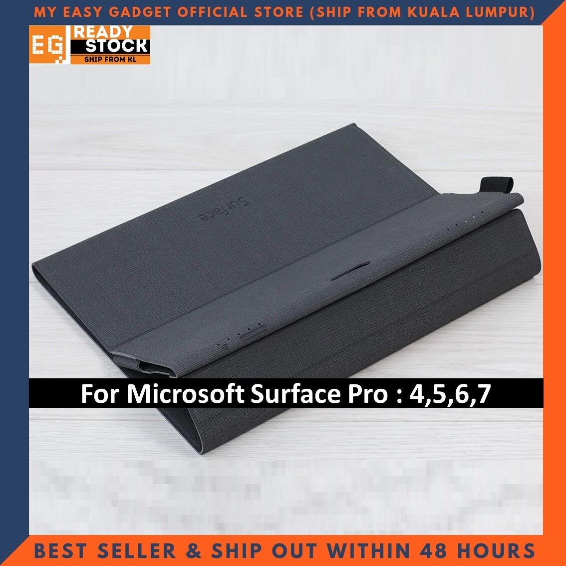 Microsoft Surface Pro 7 Casing Pro 6 Pro 5 Pro 4 PU Leather Folding Full Protective Case Mcdodo Surface Pro 7 Cover (Ready Stock)