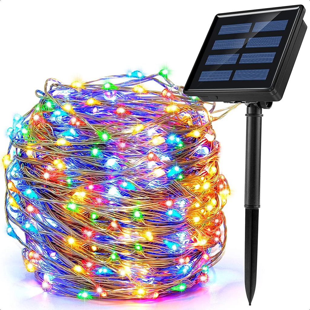 Supermarket 32M/22M/12M Solar Light LED Fairy String Lights Waterproof 8 Lighting Modes String Lights lampu Raya Solar for Garden Patio Tree Wedding Party Decor New Year Christmas Gift PH-HZJ-82004