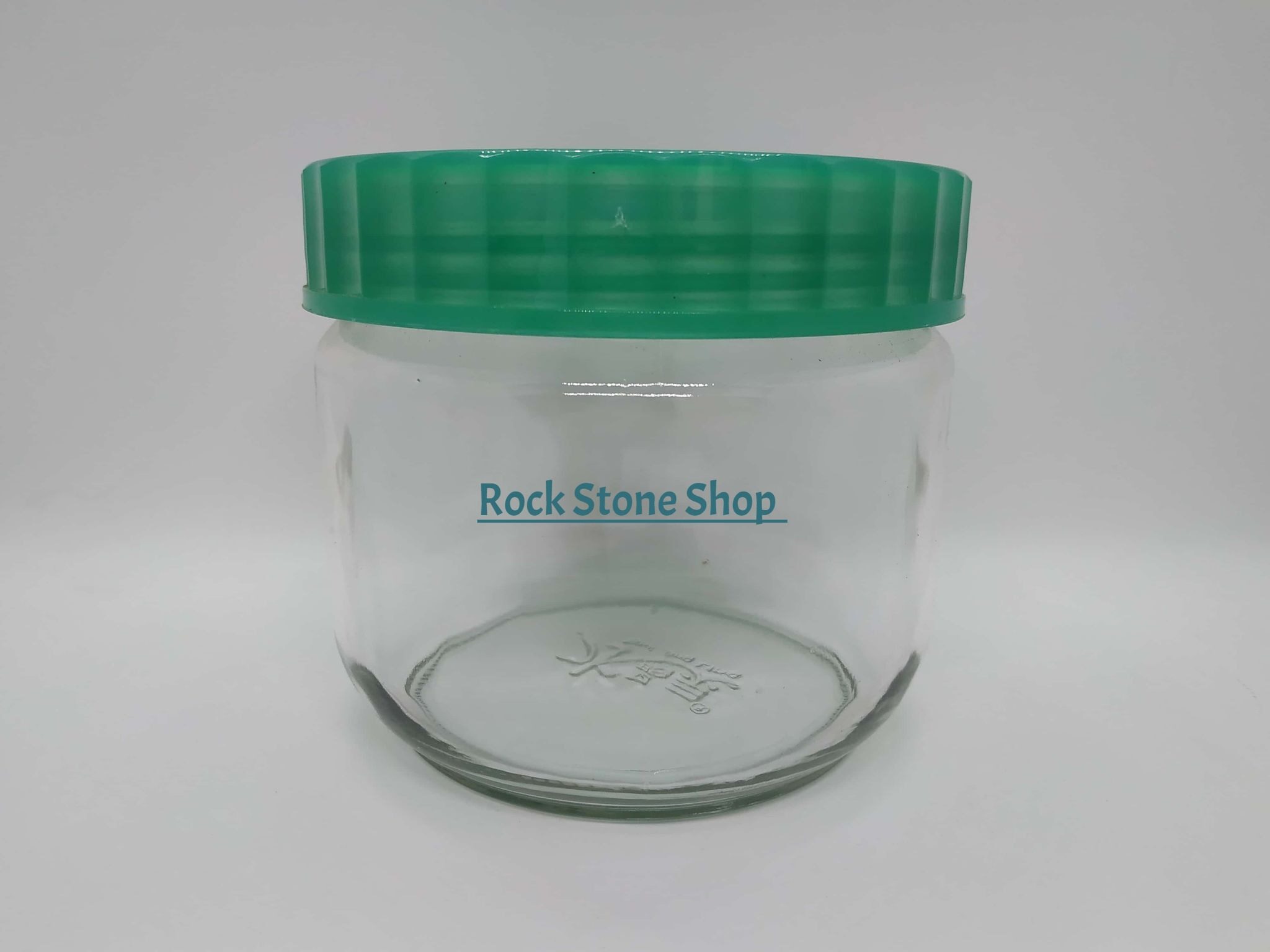 1.0L Round Glass Jar Premium Quality Bottle Storage Container For CNY Raya Cookies Nuts with Plastic Lid | Balang Kaca | 水晶灵玻璃储物罐