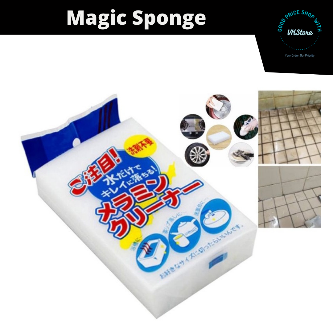HIGH DENSITY PREMIUM Nano Magic Sponge Extra Durable Melamine Sponge Eraser Scouring pads Magic Span Pemadam Pembersih Span