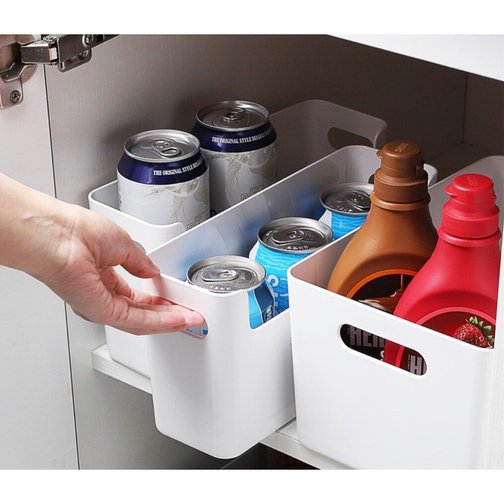 Nordic Portable Multipurpose Storage Box Organizer Kitchen Bathroom Office Basket