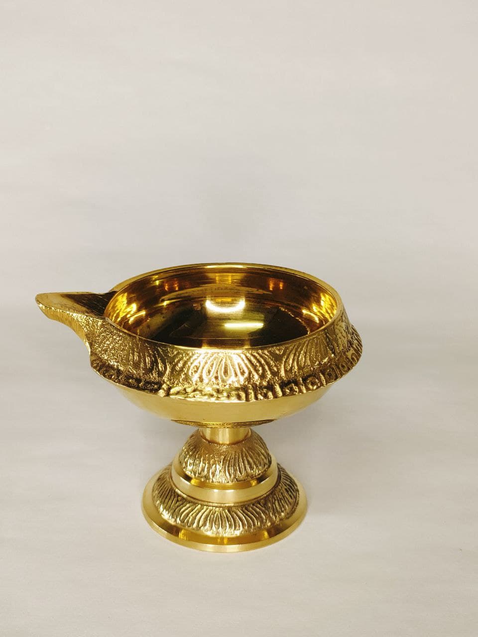 BRASS THIBAM VILAKU WITH STAND