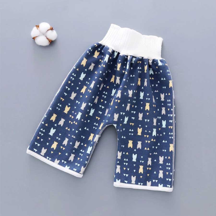 Baby Infant Diaper Training Pants Skirts Kid Reusable Waterproof Pants Urine Pants Adjustable Toilet Training Pants 1-4Y
