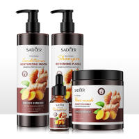 ROREC SADOER Ginger Plant Essence Hair Shampoo Conditioner Hair Mask Hair Essence Refreshing Pliable Nutrition Hair Care