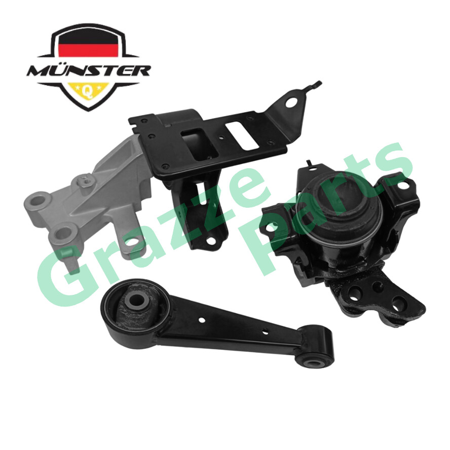 (3pc) Münster PER7482 Engine Mounting Set for Perodua Axia 2 Bezza 1.0 Auto 1KR-VE VVT-i 2017-onward