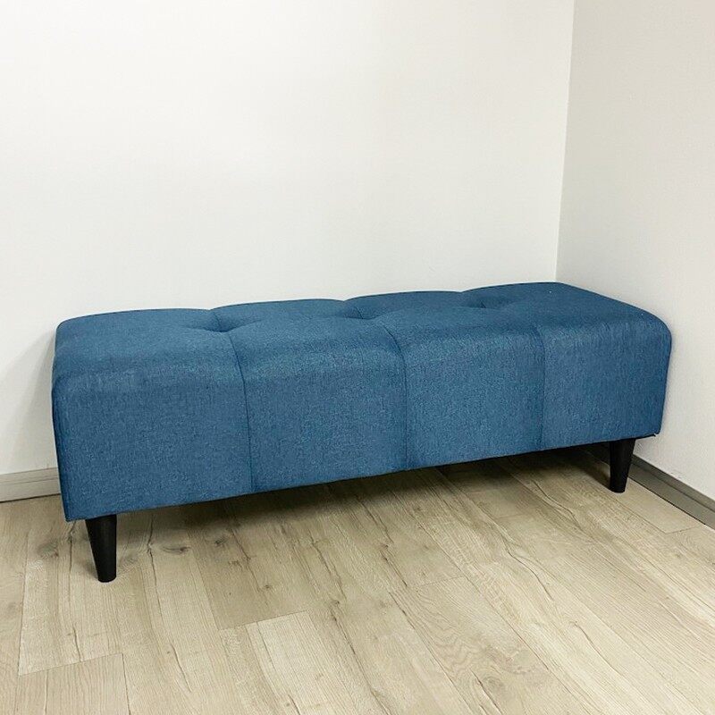 Bench Chair Fabric Sofa Long Stool Ottomon Bangku Tongkol Kerusi Panjang Portable Murah Grey Black