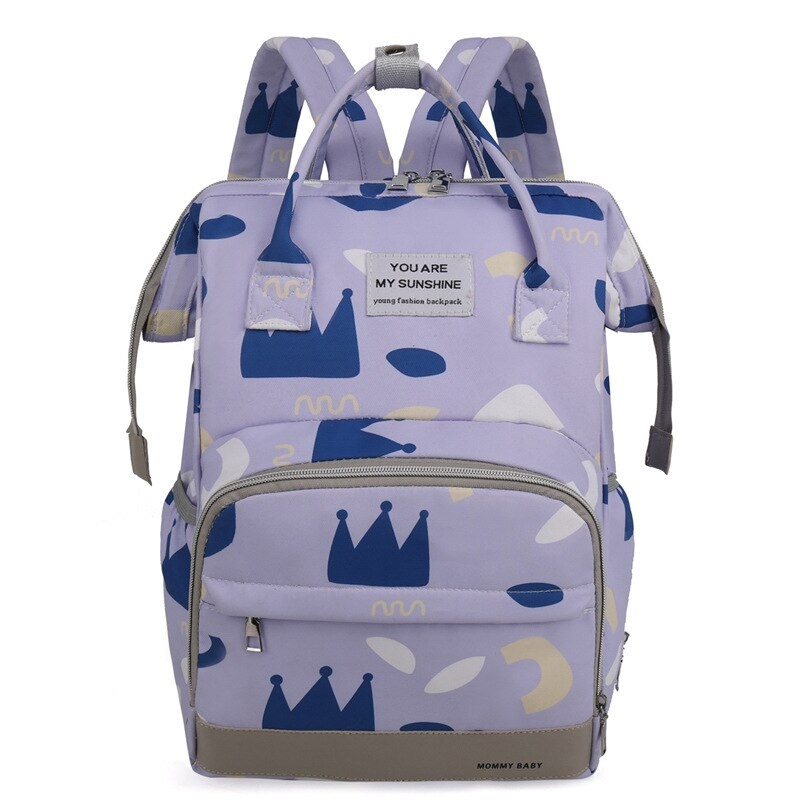 EZYLITTLES Mummy Maternity Nappy Bag Stroller Baby Travel Backpack Mom Waterproof Fashion Care Diaper Bag Organizer