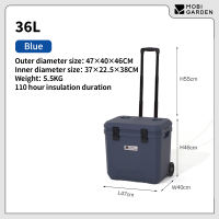 MOBI GARDEN Camping Cooler Box Ice 16L/25L/36L/50L/75L Car Portable Camping Picnic Storage Food
