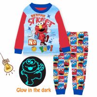 ⚡Cuddleme Elmo/ sesame street / shinchan/ crayon pyjamas/Sleepwear/Baju Tidur Kanak-Kanak/睡衣套装