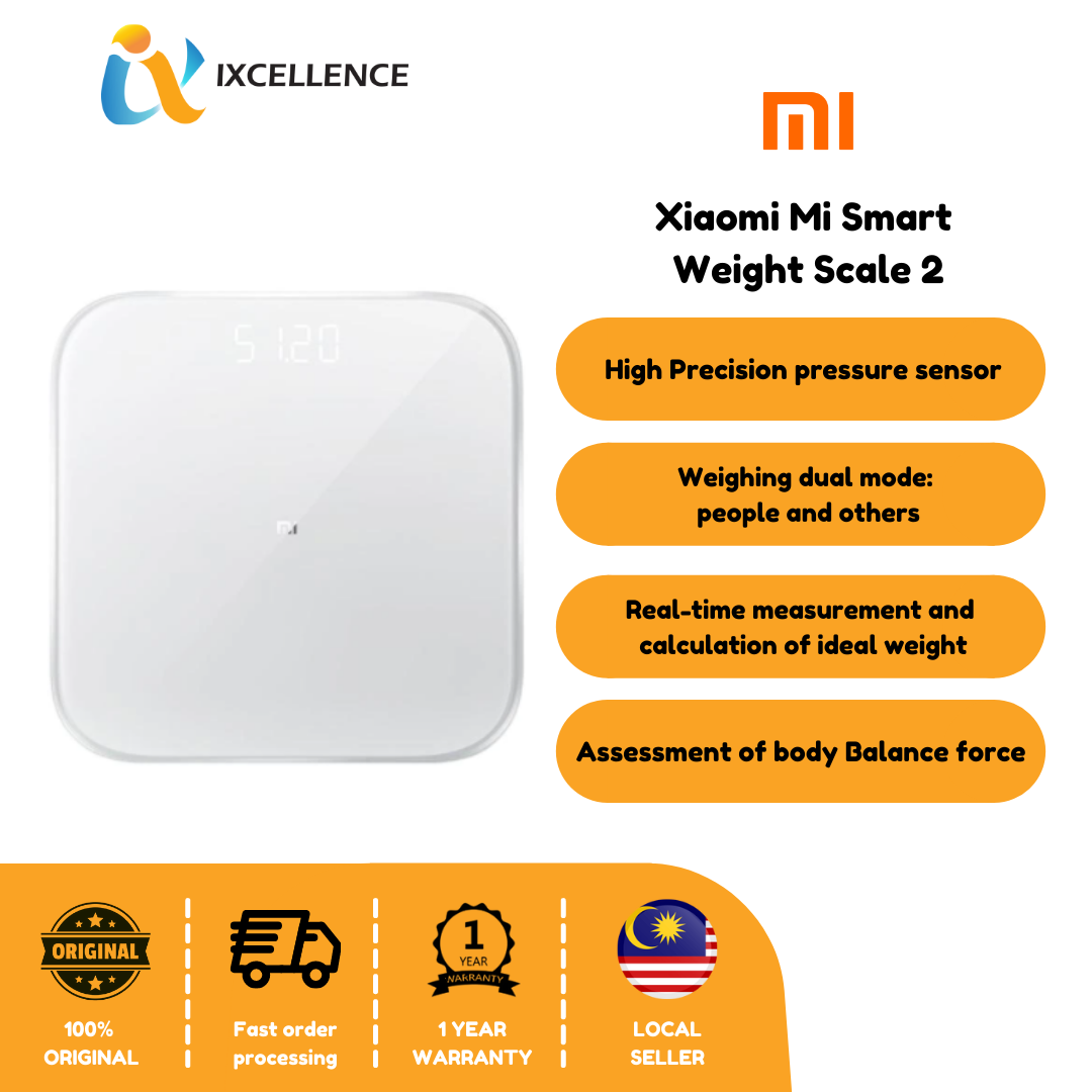[IX] Xiaomi Mi Home Smart Weight Scale 2 LED Display Bluetooth 5.0 NUN4057CN