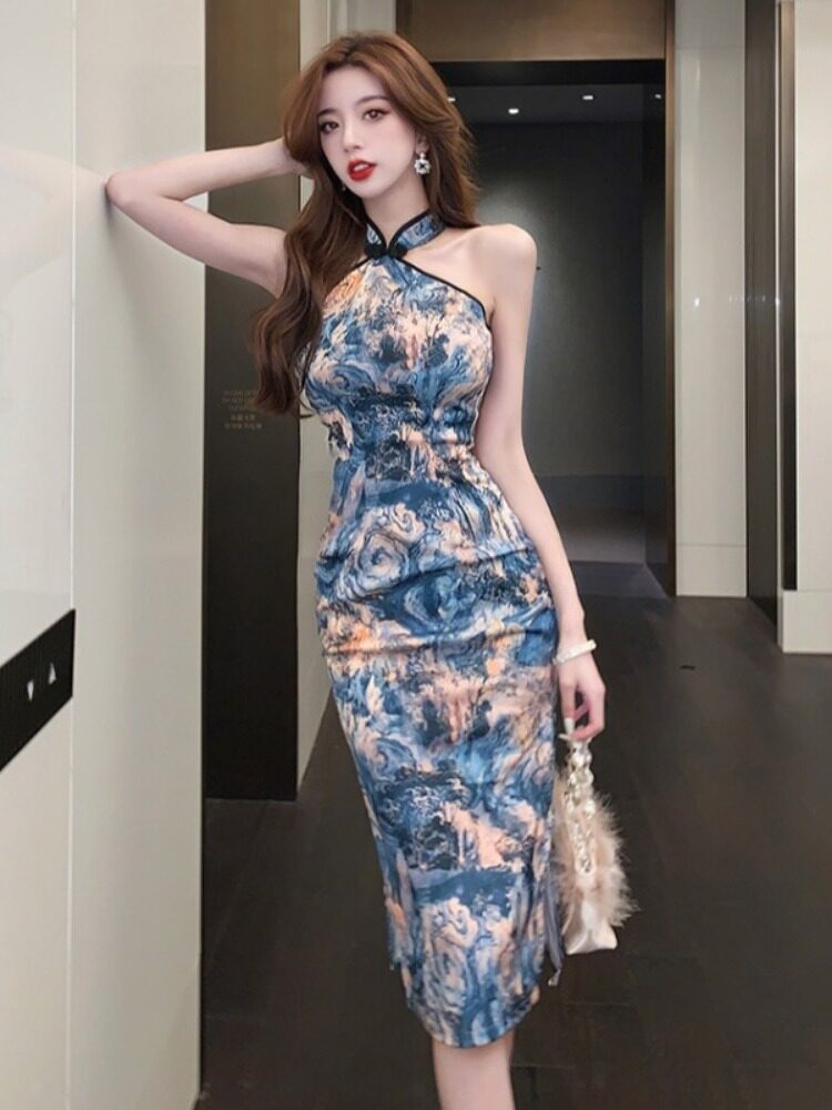 Pre Order JYS Fashion Korean Style Women Cheongsam Dinner Dress Collection 661 3926 ETA 2023 05 31