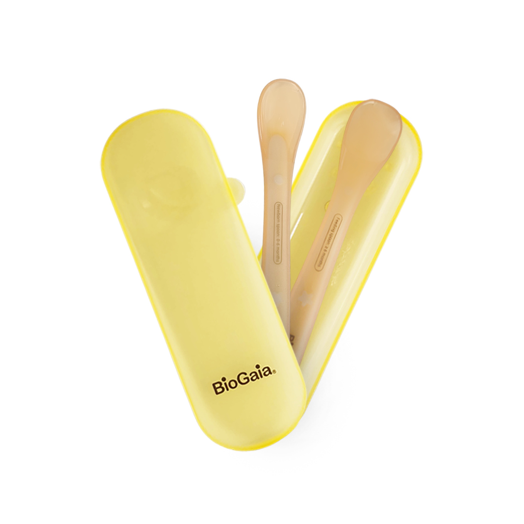 BioGaia Silicon Spoon Set With Case