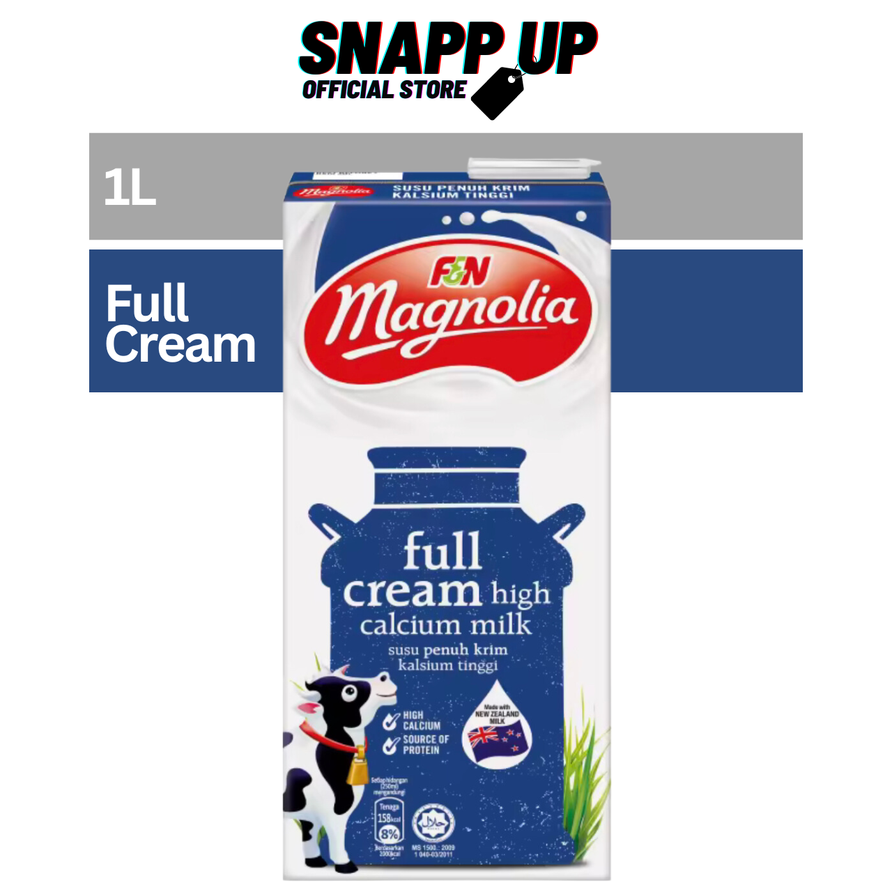 Magnolia Full Cream HiCal Milk 1L