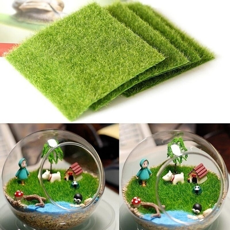 Thảm cỏ nhân tạo 15/30cm, Thảm cỏ nhân tạo cảnh quan rêu vườn thảm cỏ cỏ giả cho đồ trang trí đám cư