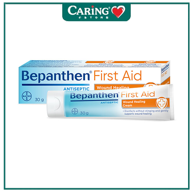 Bepanthen First Aid Cream (30g) - Antiseptic Wound Healing Cream