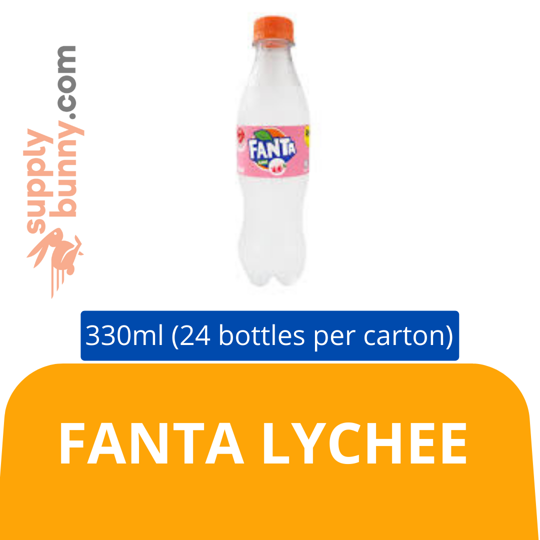 Fanta Lychee PB RM1.00 ( 330ml X 24 bottles) (sold per carton) 芬达葡萄味 PJ Grocer Botol Kecil Fanta Lychee