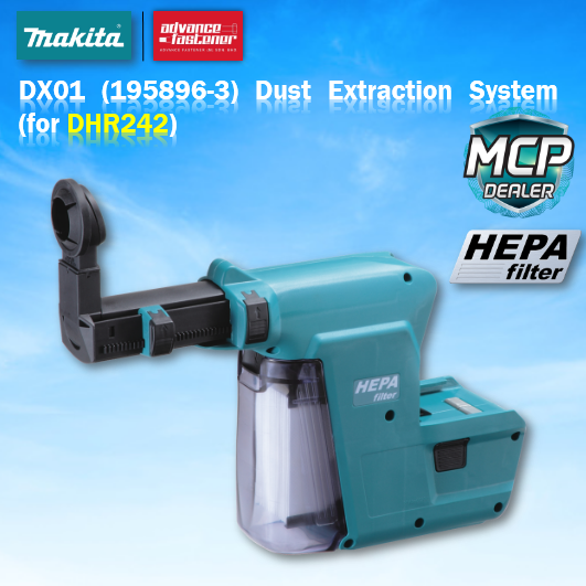 Dhr242 best sale dust extraction