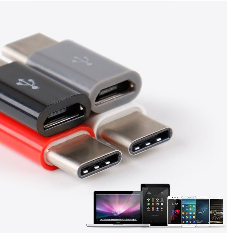1 bộ chuyển đổi type c 3.1 đực sang micro usb cái bộ chuyển đổi usb c