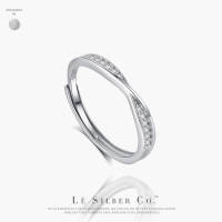 Le Silber Co. S925 Sterling Silver - The Unison Set Couple Rings Cincin Pasangan Perak