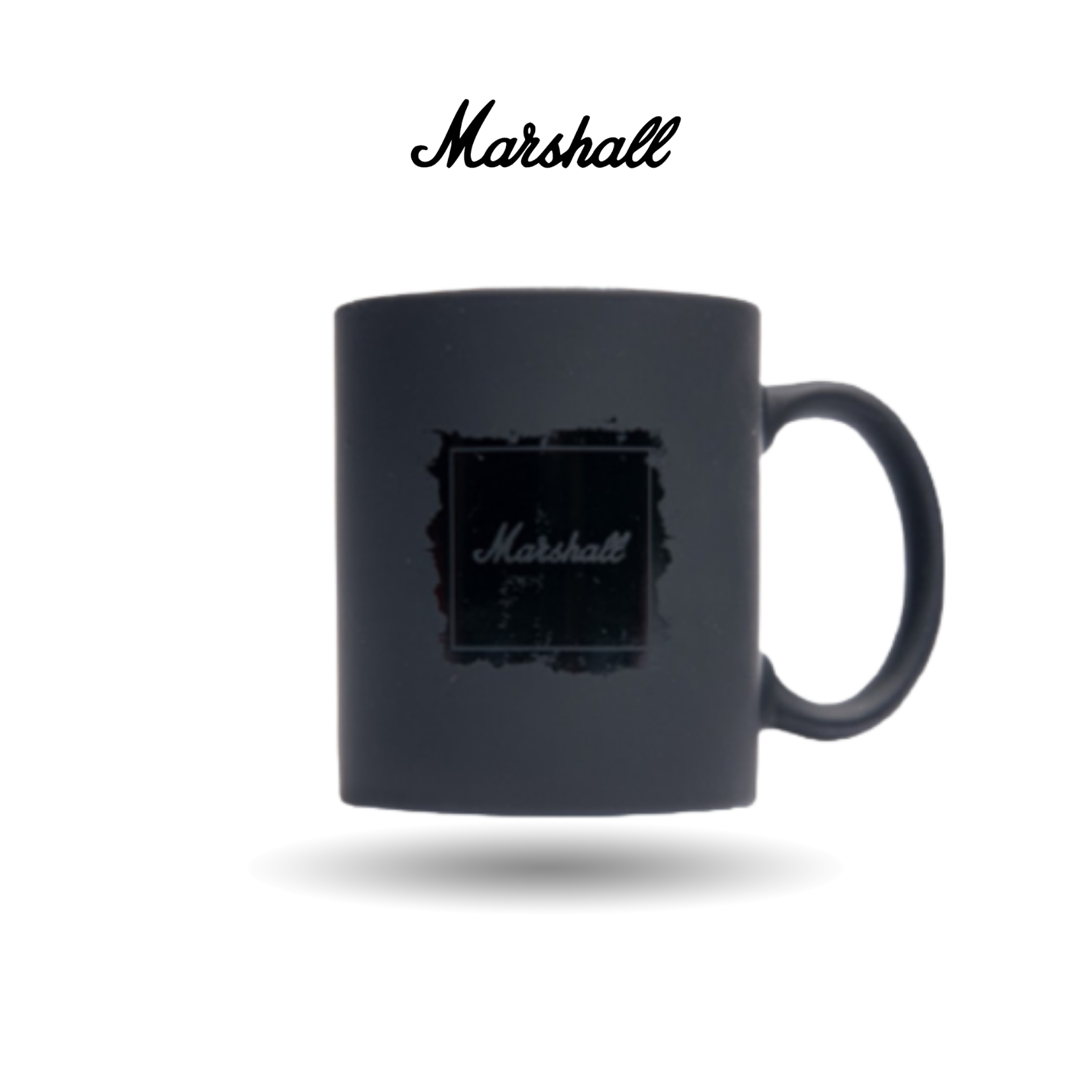 Marshall Coffee Mug | Sand-Blasted Texture Look | 325ml ith Marshall Logo | 100% Ceramic
