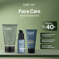 Kahf Face Care Expert Complete Kit 3 (Face Wash + Serum + Sunscreen Moisturizer) - Suitable for Daily Use