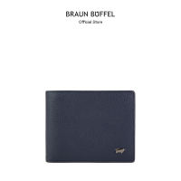 Braun Buffel Shon (Online Exclusive) Centre Flat Wallet with Coin Compartment in Navy
