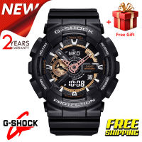 【2YEARS WARRANTY】Jam Tangan Lelaki GShock  GA-110RG-1A  shockproof Military Waterproof Sport LED Digital Quartz Men Watch