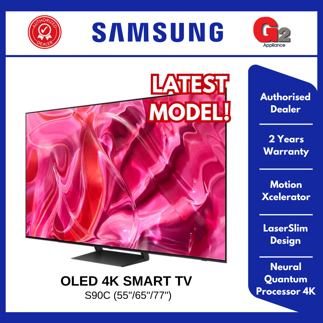 SAMSUNG OLED 4K SMART TV QA-55S90CAKXXM/QA-65S90CAKXXM/QA-77S90CAKXXM (55"/65"/77") [PRE-ORDER]-2YEARS WARRANTY