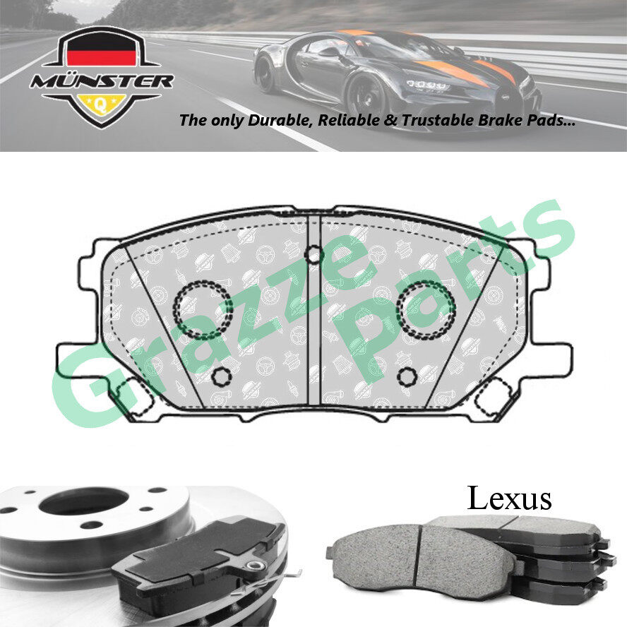 Münster Disc Brake Pad Front Lexus RX300 MCU35 3.0 RX330 MCU38 3.3 03'-08' 1MZ-FE 3MZ-FE RX350 GGL15