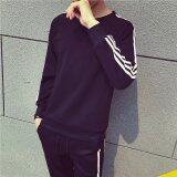 Men's T-shirt Long Sleeve Korean Style Tops Men's Wear Autumn Thin Students Heattech Teenager Sweater Base Shirt Cheap