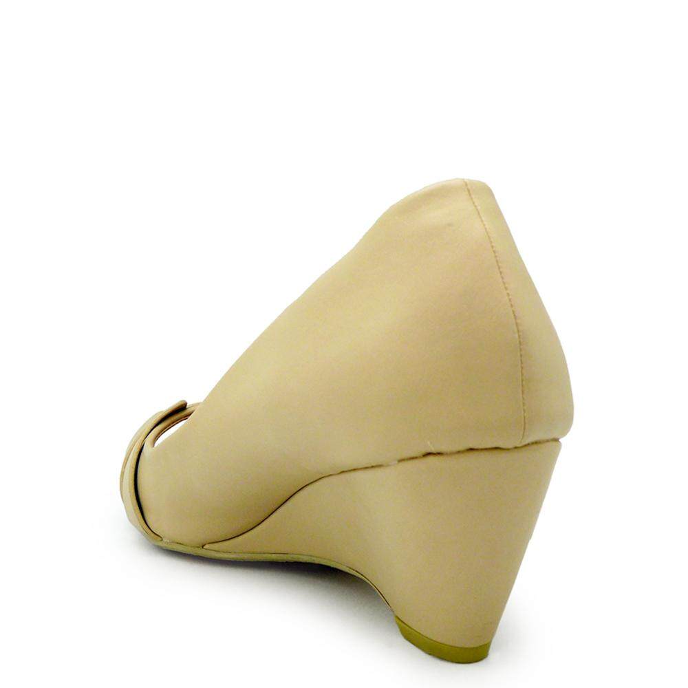 CR2 353010-058-31 Peep Toe Wedge Pumps (Beige) August 2018 - 4 CR2 353010-058-31 Peep Toe Wedge Pumps (Beige) - 4