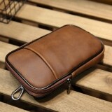 Crazy Horse Leather Men's Bags Model Leisure Leaves Package (Camel) August 2018 - 3 Crazy Horse Leather Men's Bags Model Leisure Leaves Package (Camel) - 3