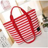 Fashion Korean Casual Canvas Bag Dual Use Shoulder Top Handle Mummy Bag (Red)