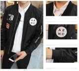 Grandwish Men Letter Printing Jackets Graphic Printing Slim Bomber Jackets M-4XL (Black) July 2018 - 4 Grandwish Men Letter Printing Jackets Graphic Printing Slim Bomber Jackets M-4XL (Black) - 4