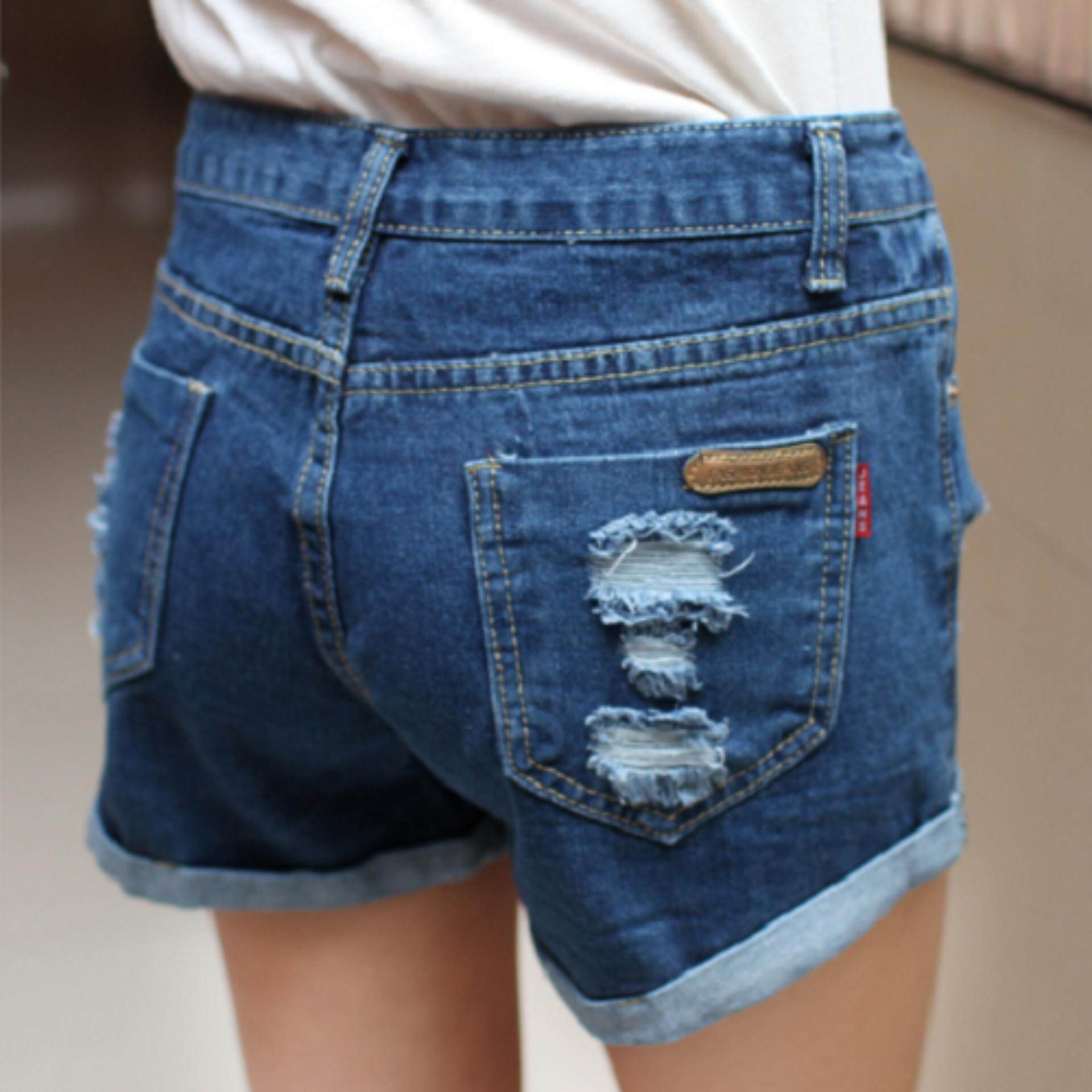 [Pre-Order] JYS Fashion Denim Short Pants (Dark Blue)(ETA:2022-03-31)