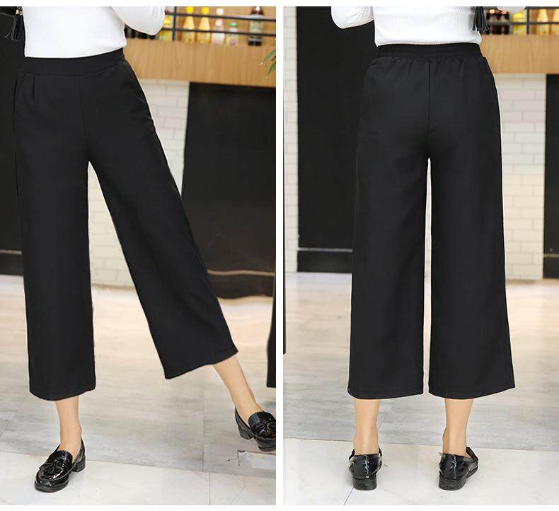[Pre-Order] JYS Fashion: Korean Style Culottes Collection 84 1062-Black (ETA: 2023-05-31)