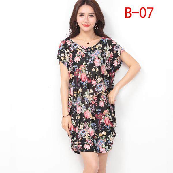 [Pre-Order]JYS Fashion: Korean Style Floral Midi Dress - Collection 103 4103- B07 Free Size (ETA: 20