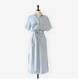 [Pre-Order]  JYS Fashion :  Korean Style Midi Dress Collection 53  8701-Sky Blue(ETA: 2021-12-31)