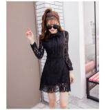 [Pre-Order]  JYS Fashion : Korean Style Midi Dress Collection 71  7648-Black(ETA: 2021-12-31)