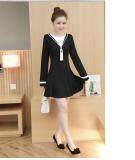 [Pre-Order]  JYS Fashion : Korean Style Midi Dress Collection 71  8263-Black(ETA: 2021-12-31)