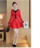 [Pre-Order]  JYS Fashion : Korean Style Midi Dress Collection 71  8263-Red(ETA: 2021-12-31)