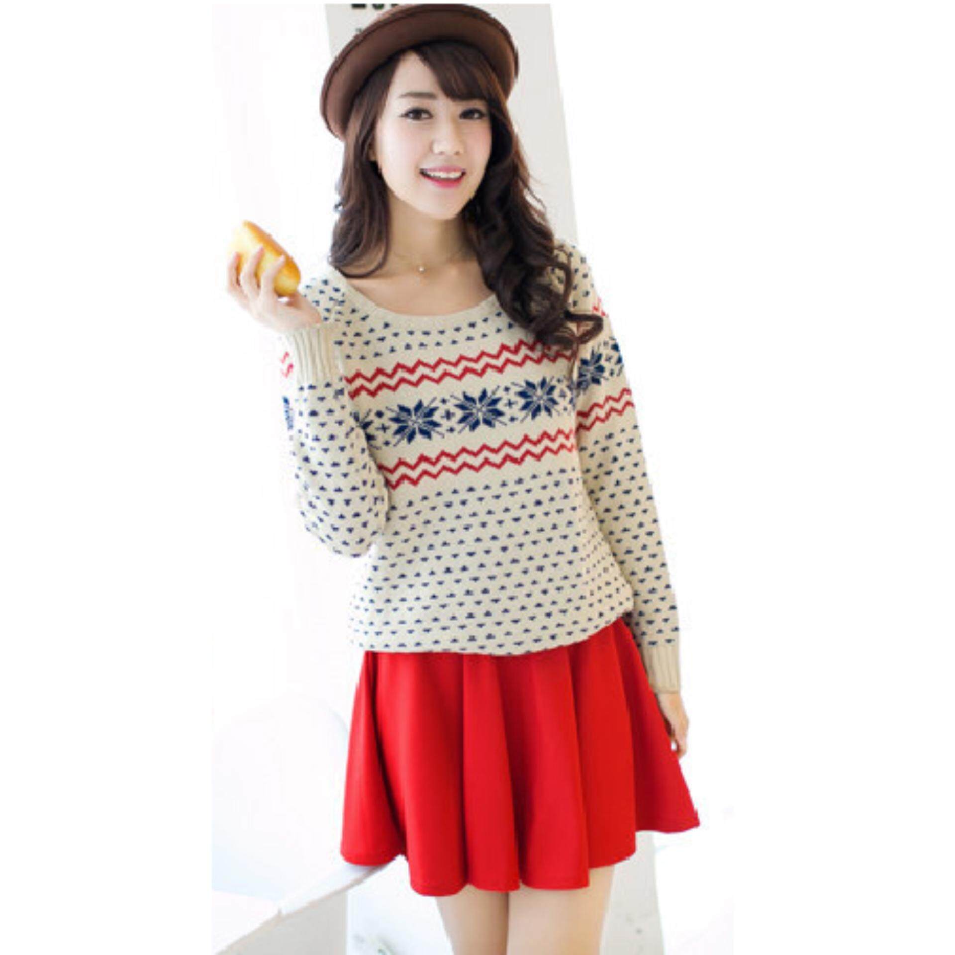 [Pre-Order] JYS Fashion: Korean Style Mini Skirt Collection 105 3062- Free Size-Red(ETA: 2022-08-31)