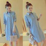 [Pre-Order]  JYS Fashion : Korean Style Shirt Dress Collection 59 9593-Blue(ETA: 2021-12-31)
