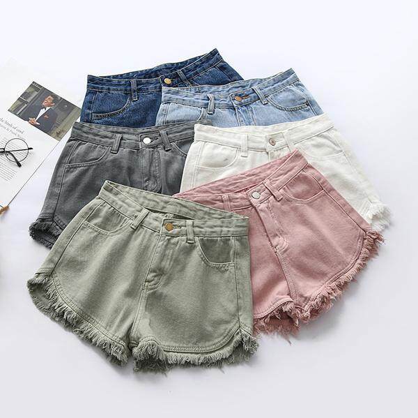 [Pre-Order]  JYS Fashion: Korean Ulzzang Style Denim Short Pants Collection 83  5715-White  (ETA: 2023-05-31)